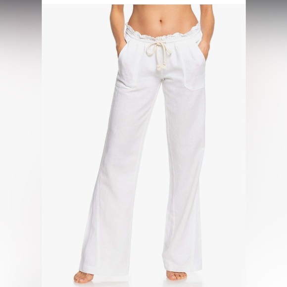 Roxy Pants - Roxy Oceanside Linen Pants